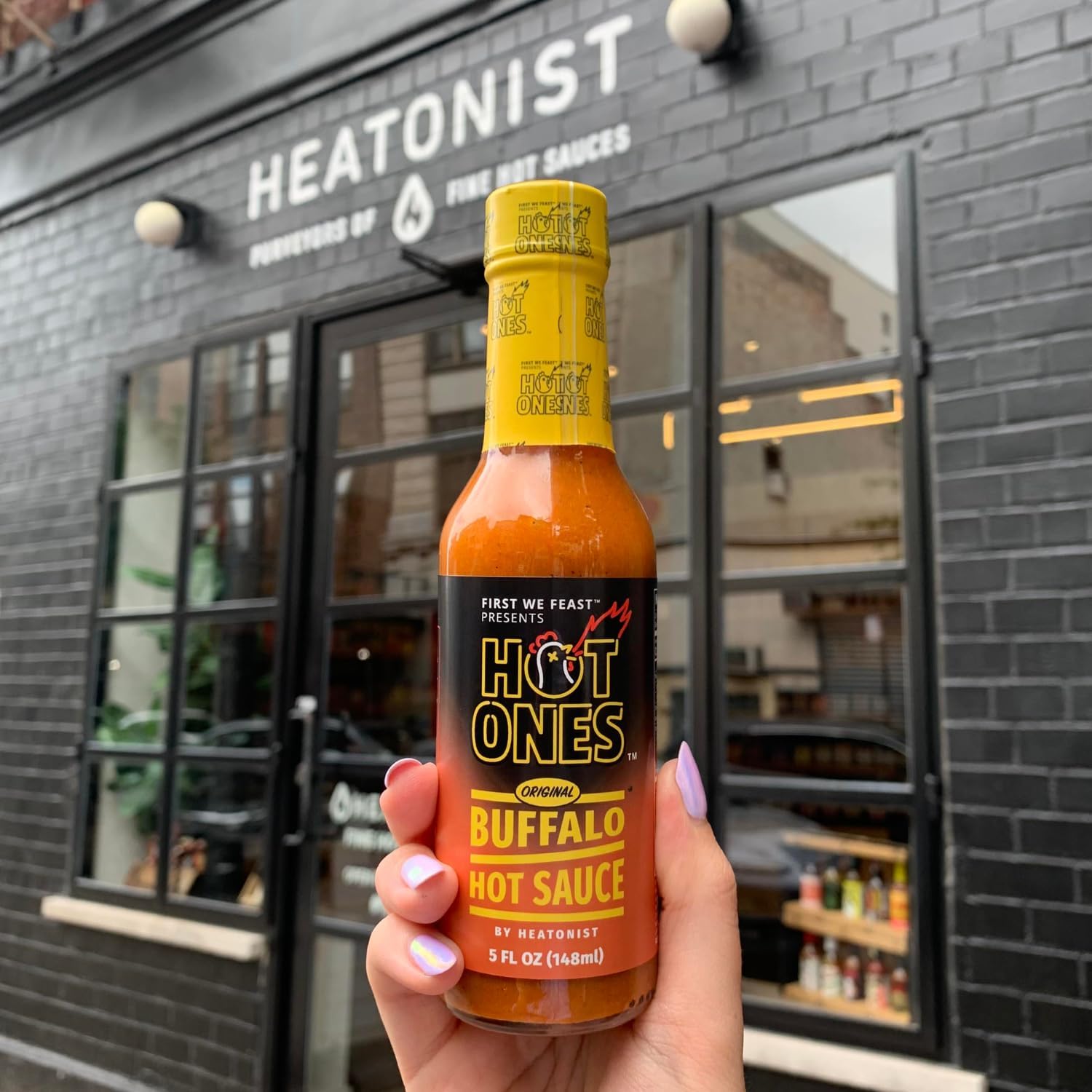 Hot Ones The Classic Hot Sauce Made With Natural Ingredients & Strong Flavors