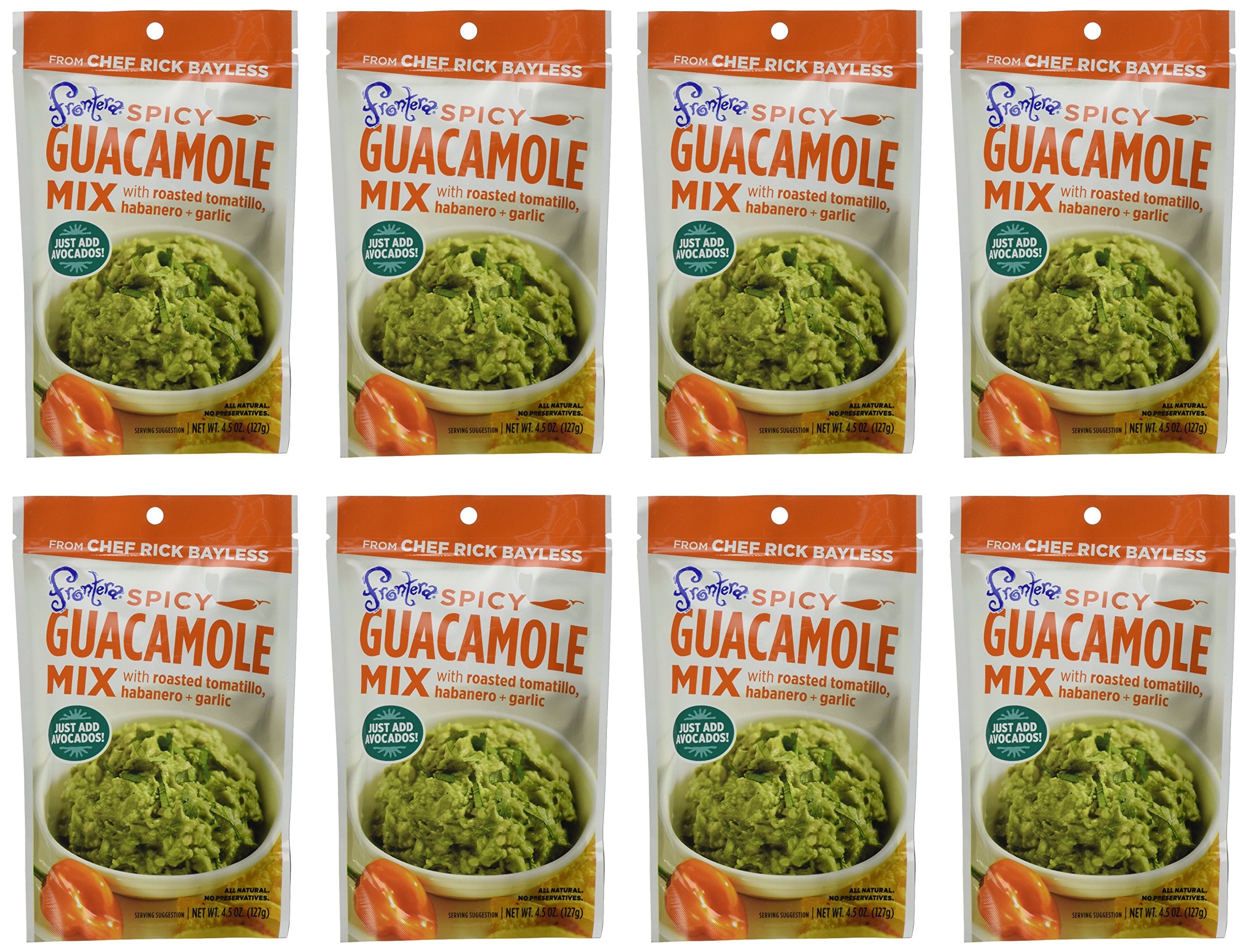 Frontera Spicy Guacamole Mix, 4.5 Ounce (Pack of 8)