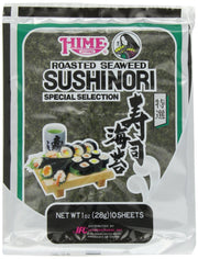 Hime Roasted Seaweed Sushi Nori 10-Count, 1-Ounce (Pack of 12)