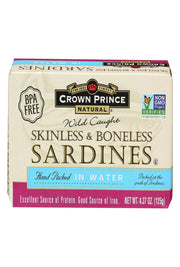 Crown Prince Natural Skinless & Boneless Sardines