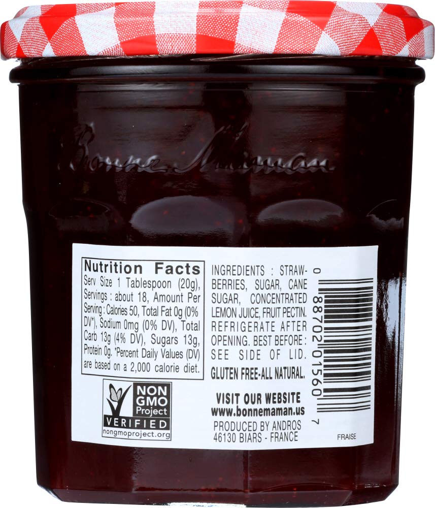 Bonne Maman Preserve, Strawberry, 13 Ounce