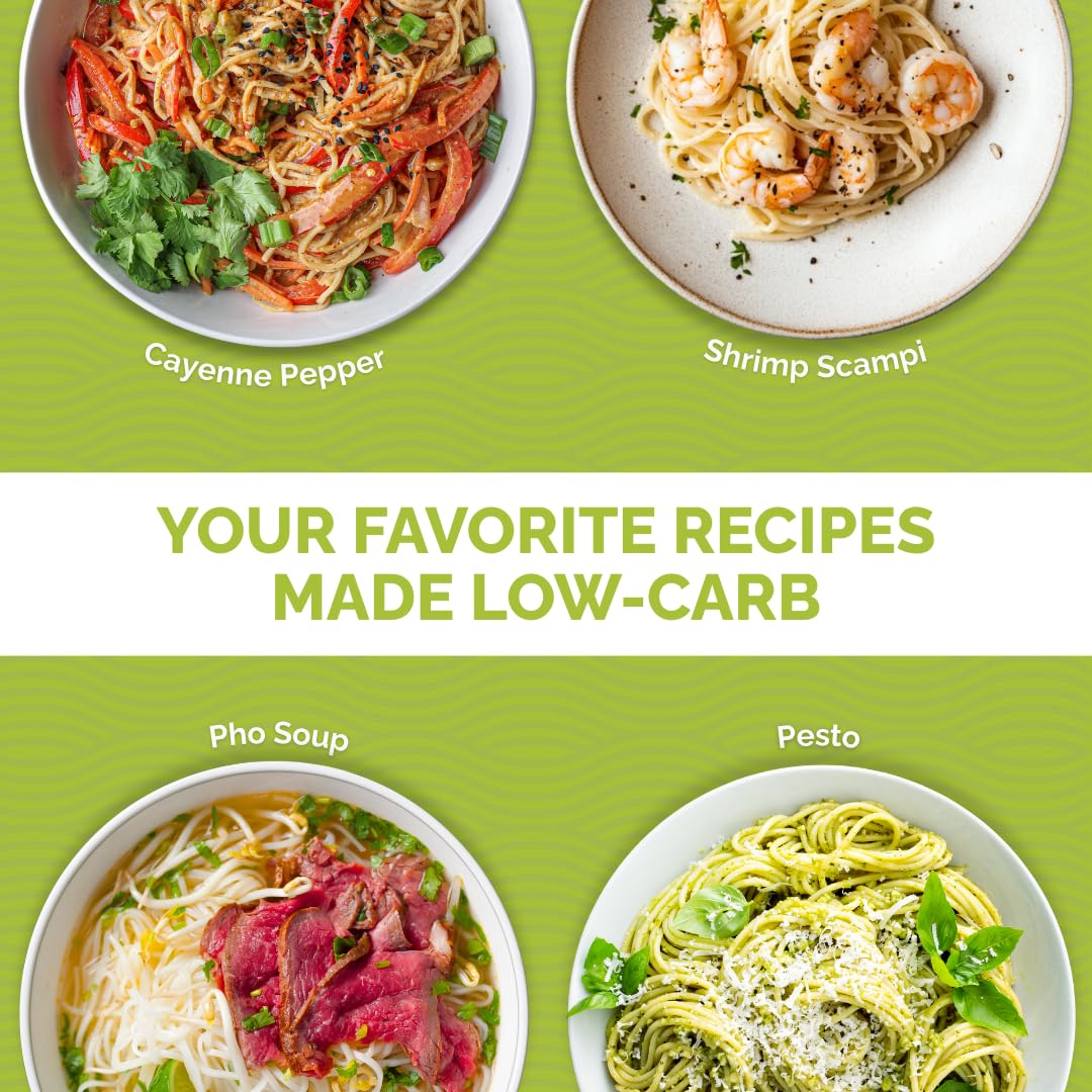 Palmini Linguine Pasta | Low-Carb, Low-Calorie Hearts of Palm Pasta | Keto, Gluten Free, Vegan, Non-GMO | As seen on Shark Tank |(12 Ounce - Pack of 1)