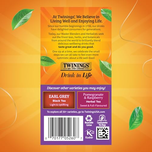 Twinings Earl Grey Black Tea Individually Wrapped Bags