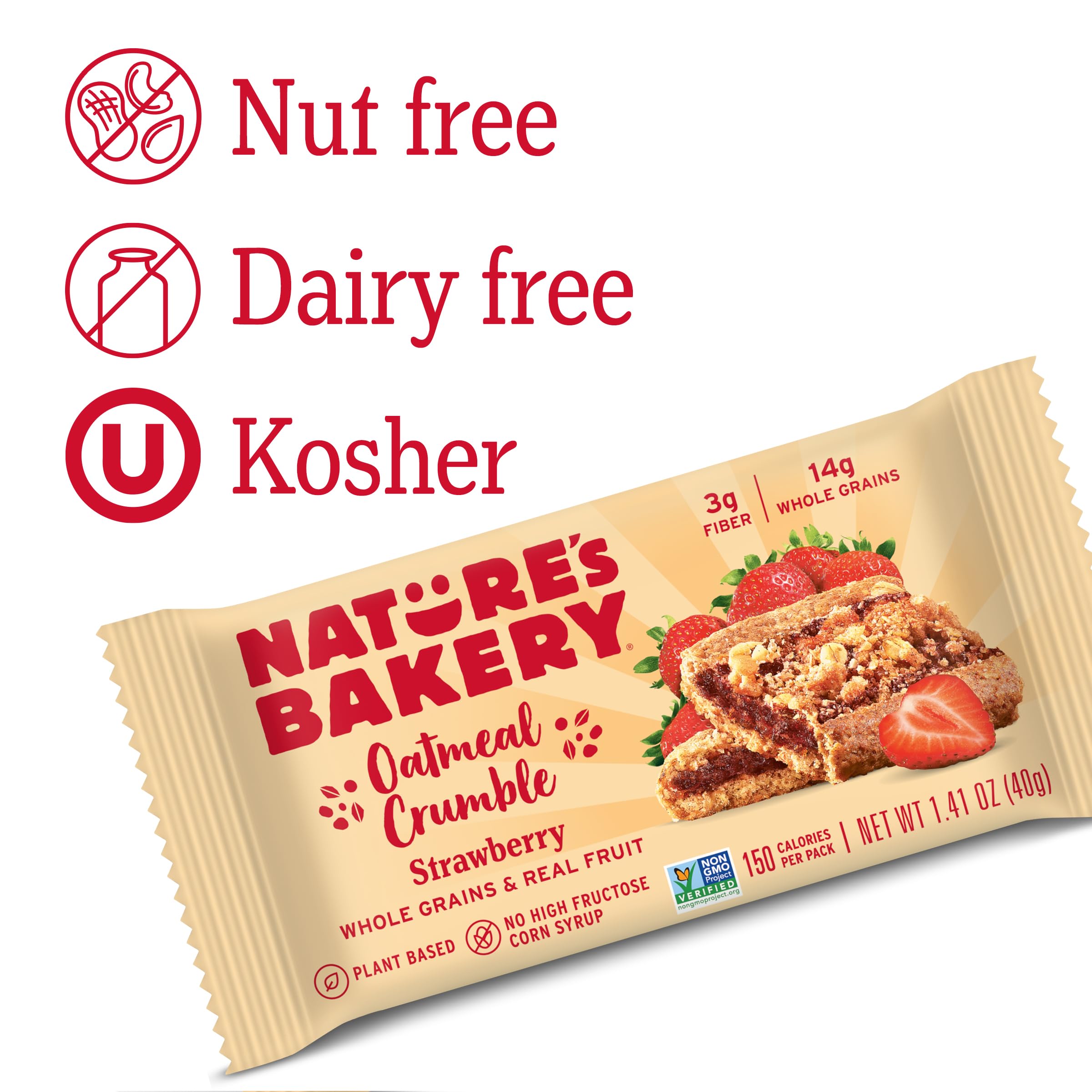 Nature's Bakery Oatmeal Crumble Bars Oz