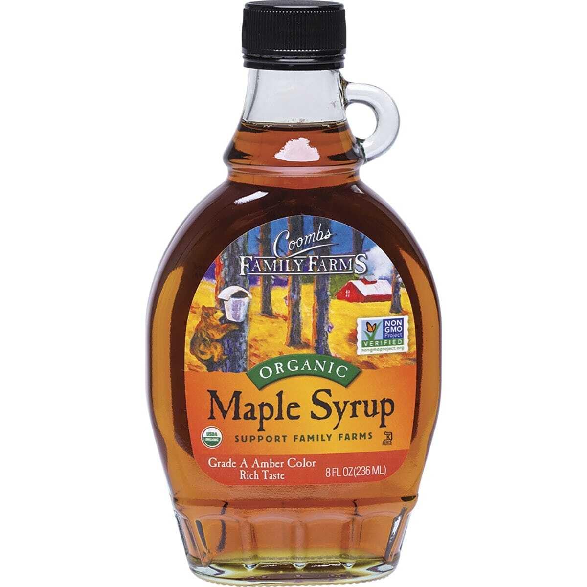 Coombs Family Farms Maple Syrup, Organic, Grade A, Dark Color