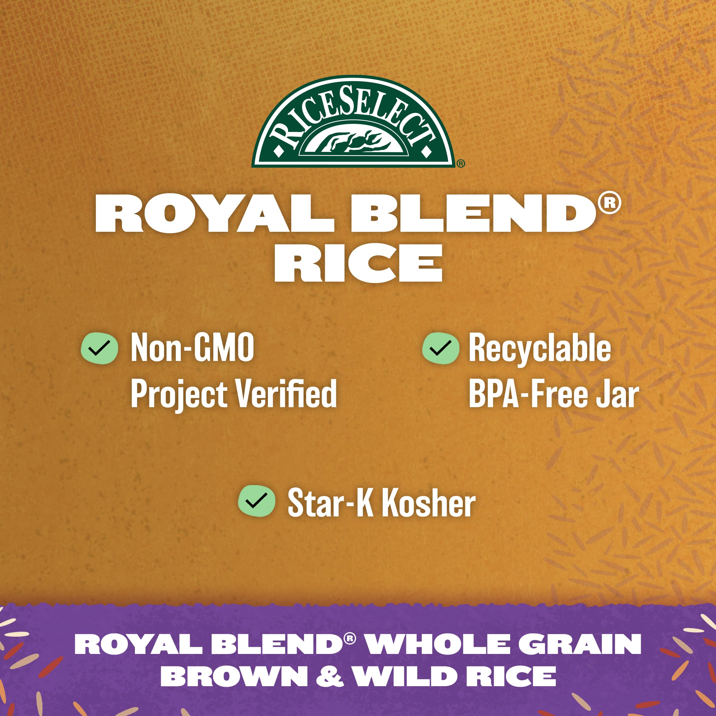 RiceSelect Texmati Brown & Wild Rice Royal Blend, 28 Ounce (Pack of 1)