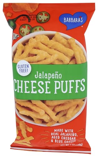 Barbaras Bakery, Puffs Cheese Jalapeno,