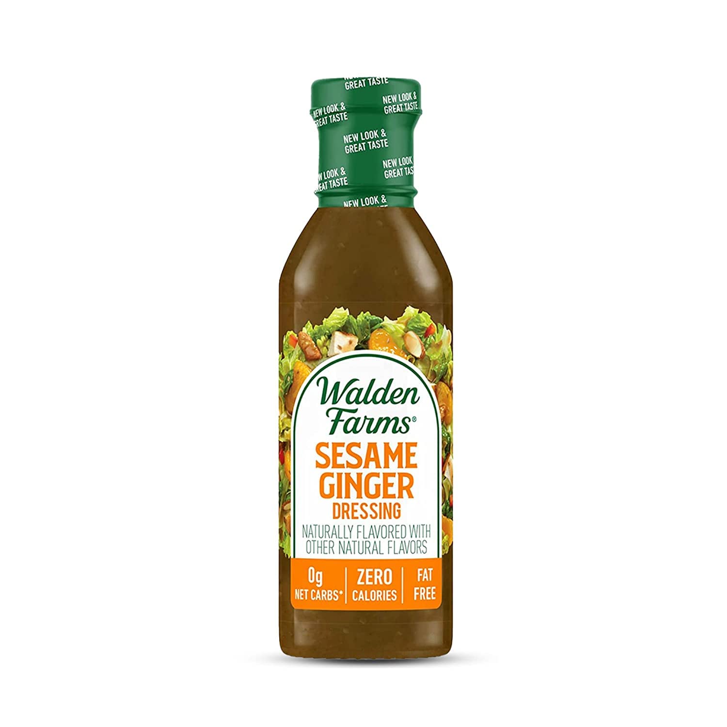 Walden Farms Calorie Free Dressing, Sesame Ginger, 12 Ounce (Pack of 6)