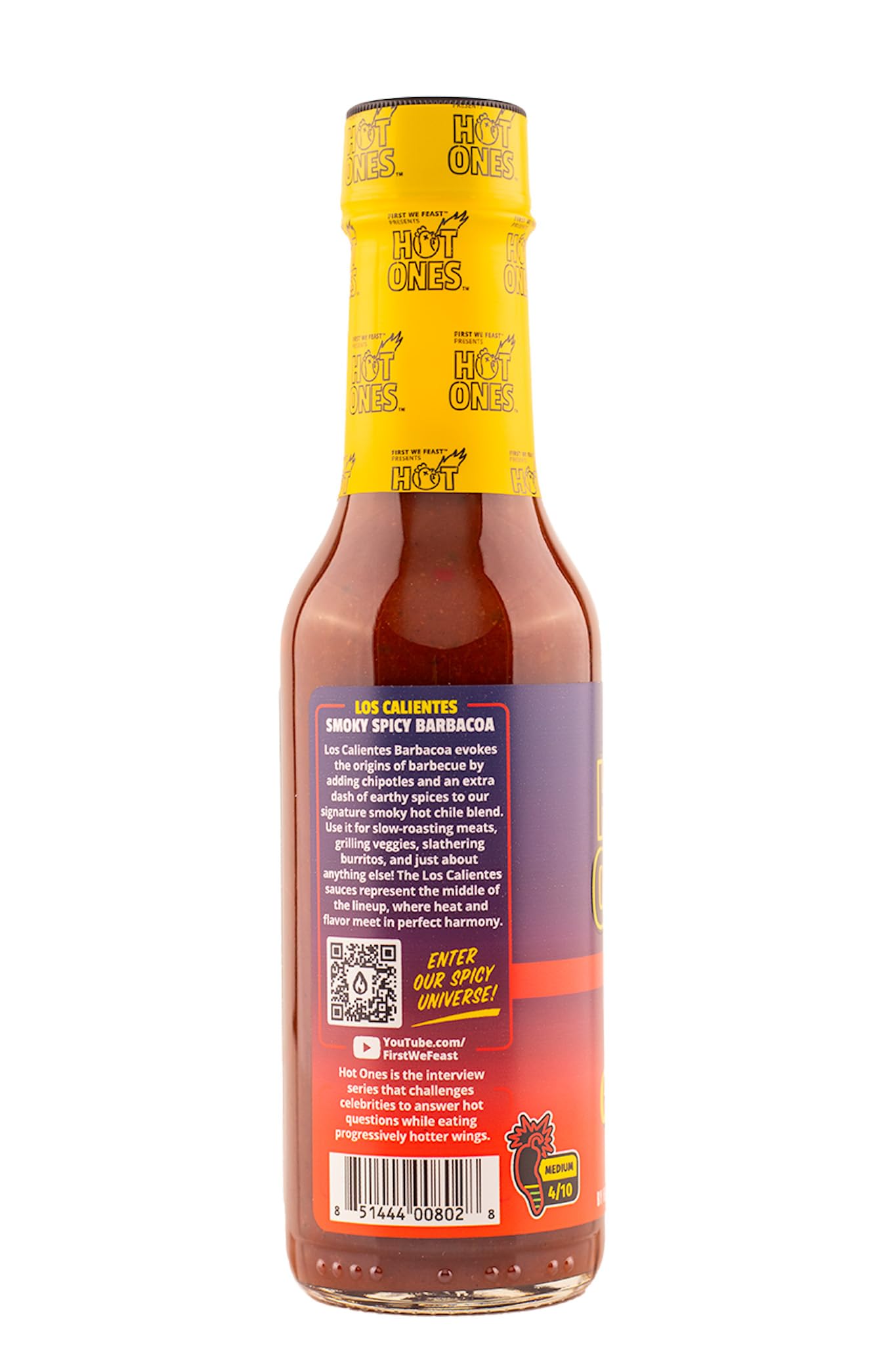 Hot Ones Los Calientes Hot Sauce Gift Set Made With Natural Ingredients & Powerful Flavors