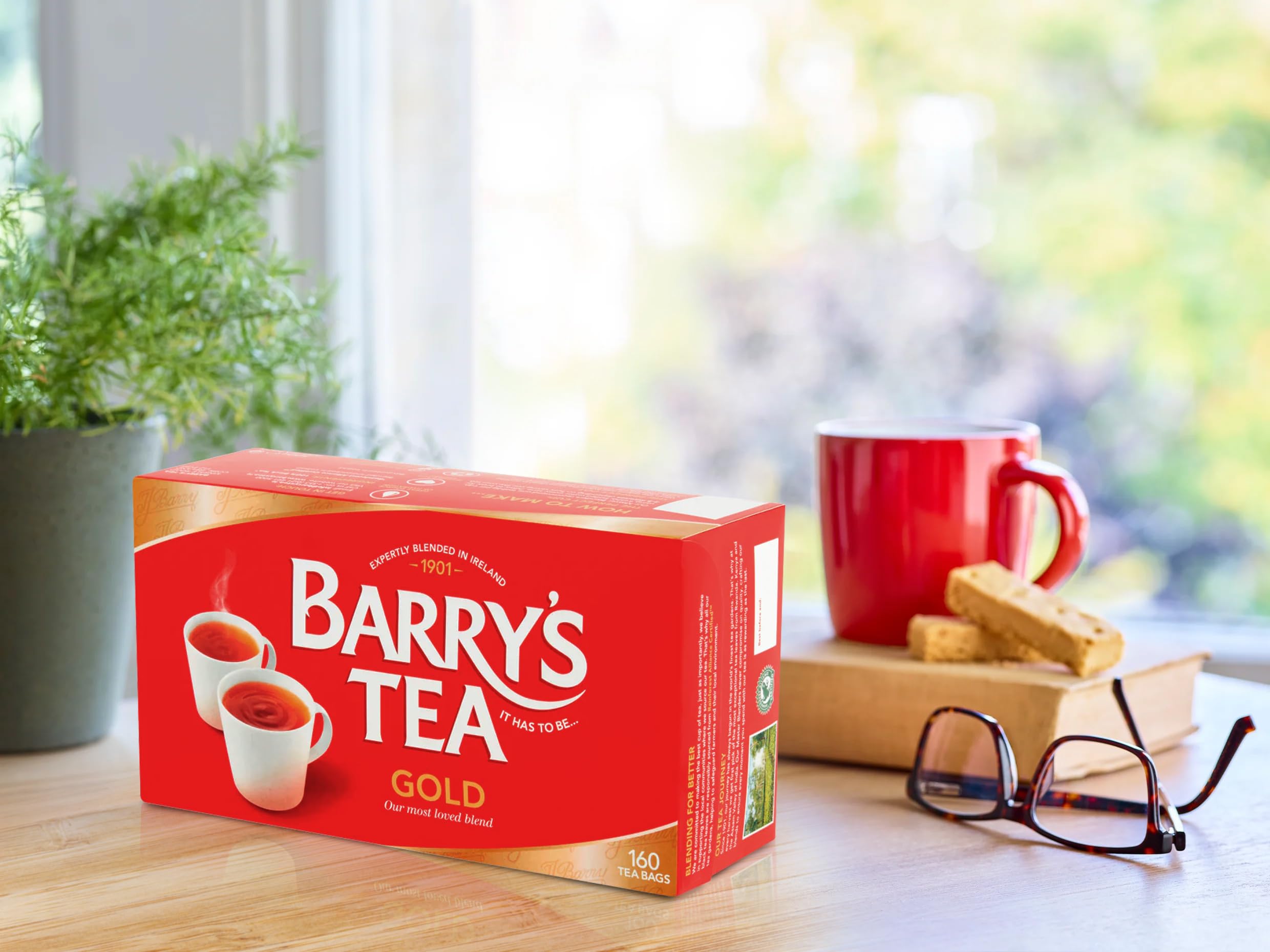 Barry's Tea Gold Blend - 80 Teabags - 250g - Expertly Blended in Ireland