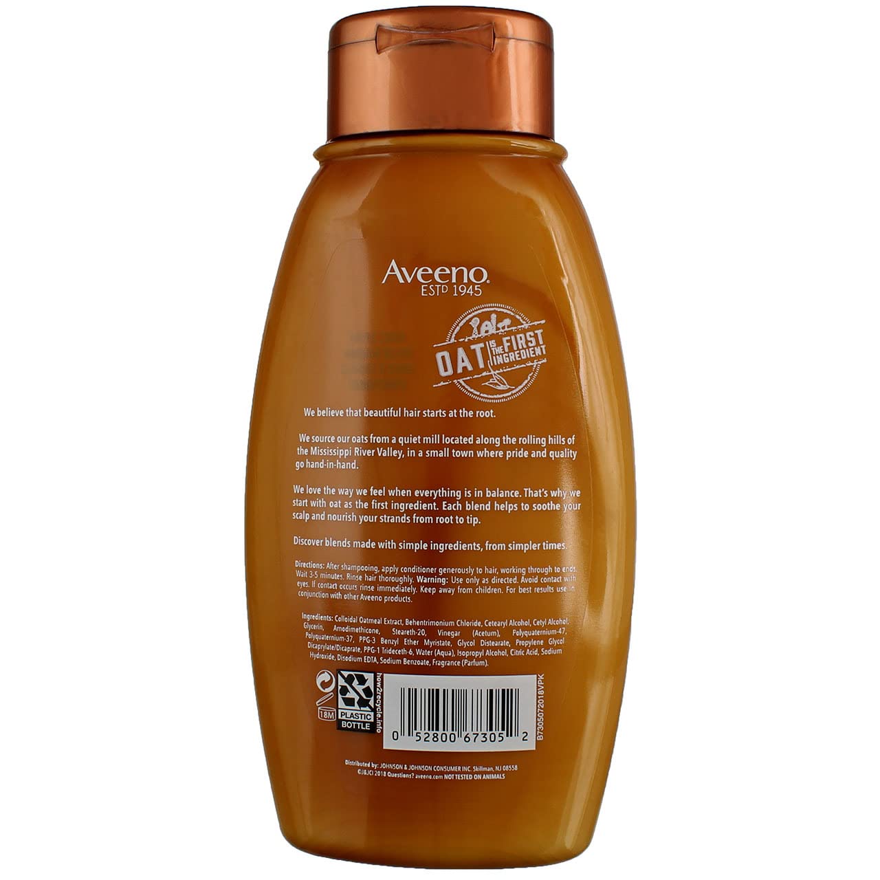 Aveeno Conditioner Apple Cider Vinegar 12 Ounce 354ml Pack