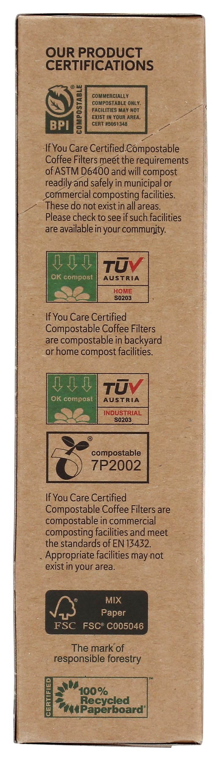 IF YOU CARE No. 2 Coffee Filters, 100 CT