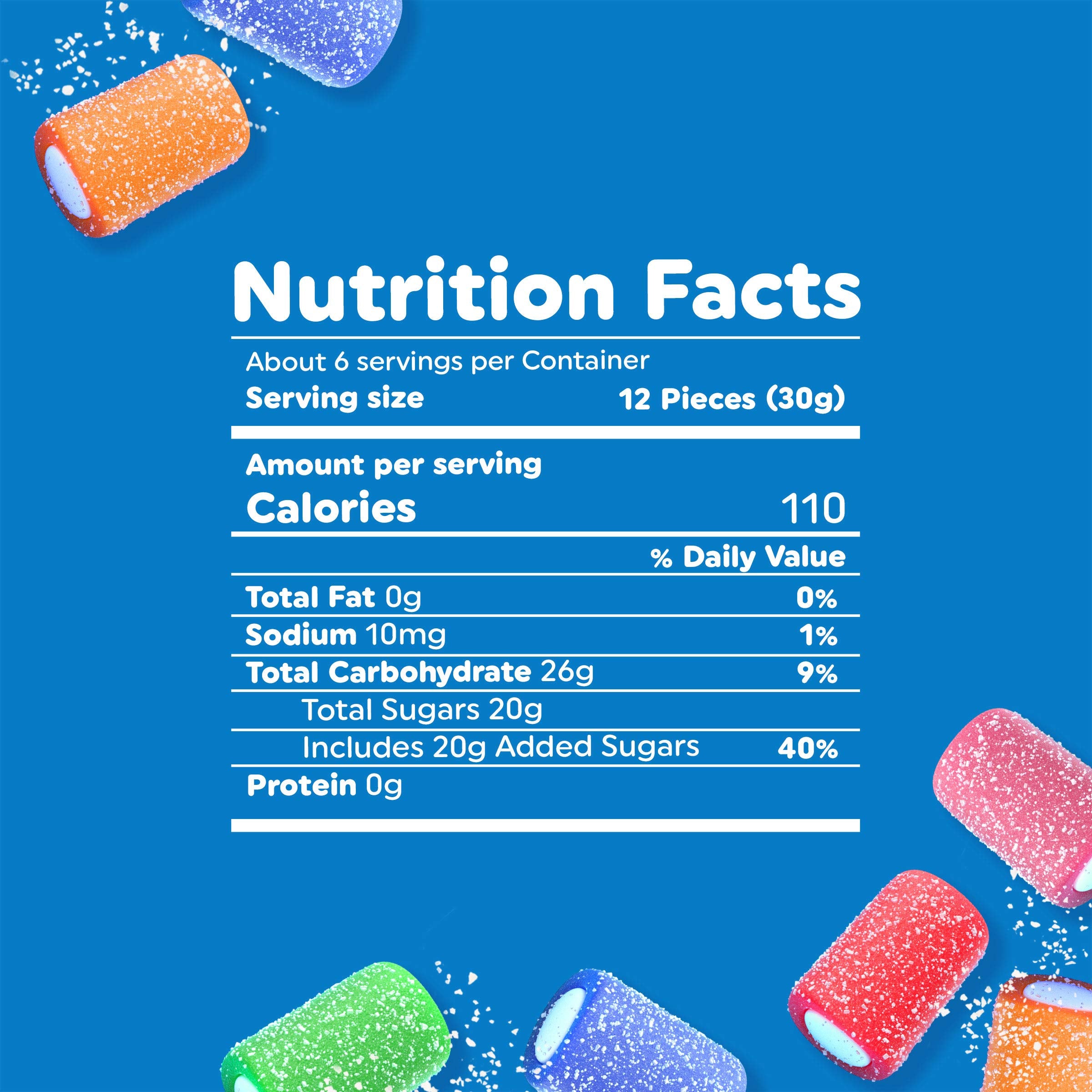 Airheads Soft Filled Bites Candy Peg Bag, 6 Ounce (Bulk