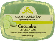 Clearly Natural Glycerin Bar Soap, Cucumber, 4 Ounce
