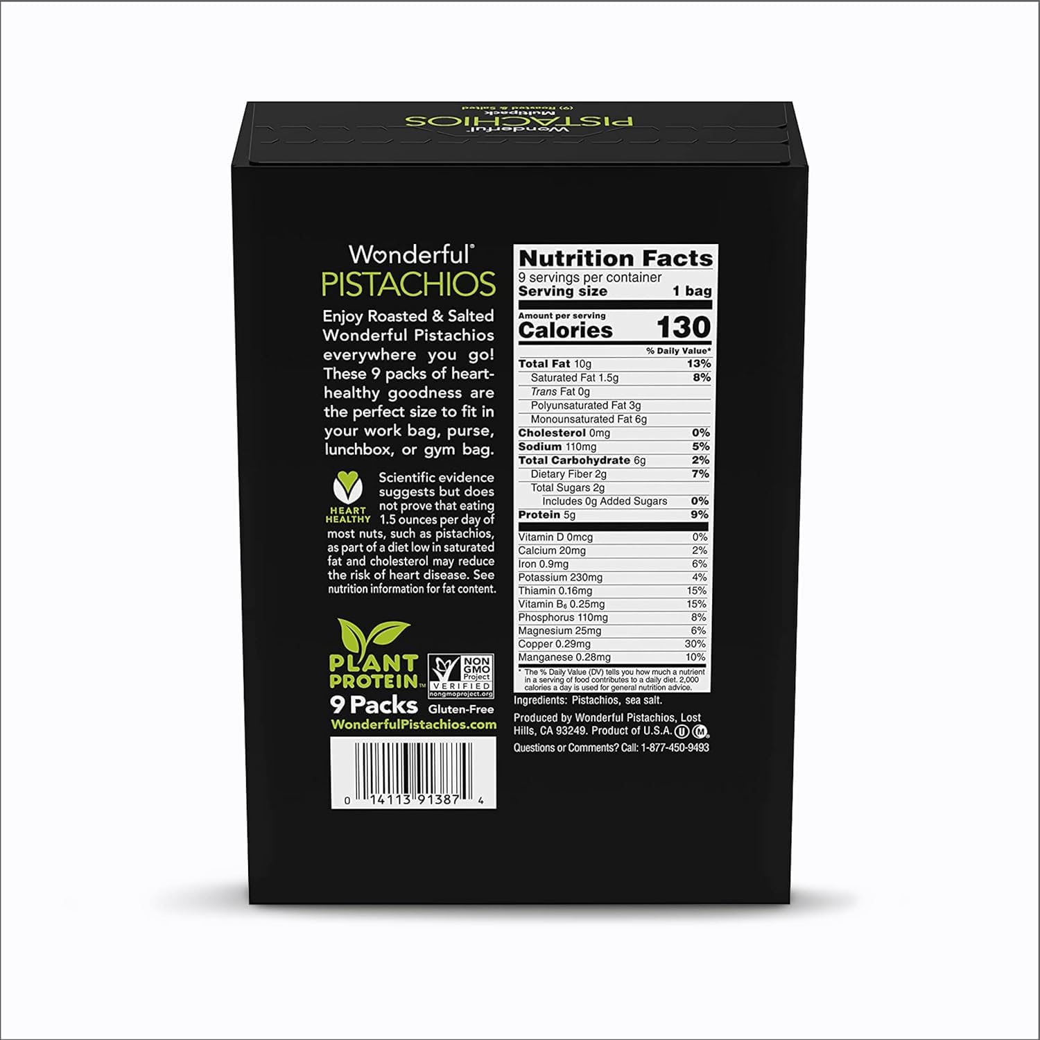 Wonderful Pistachios In Shell Multipack
