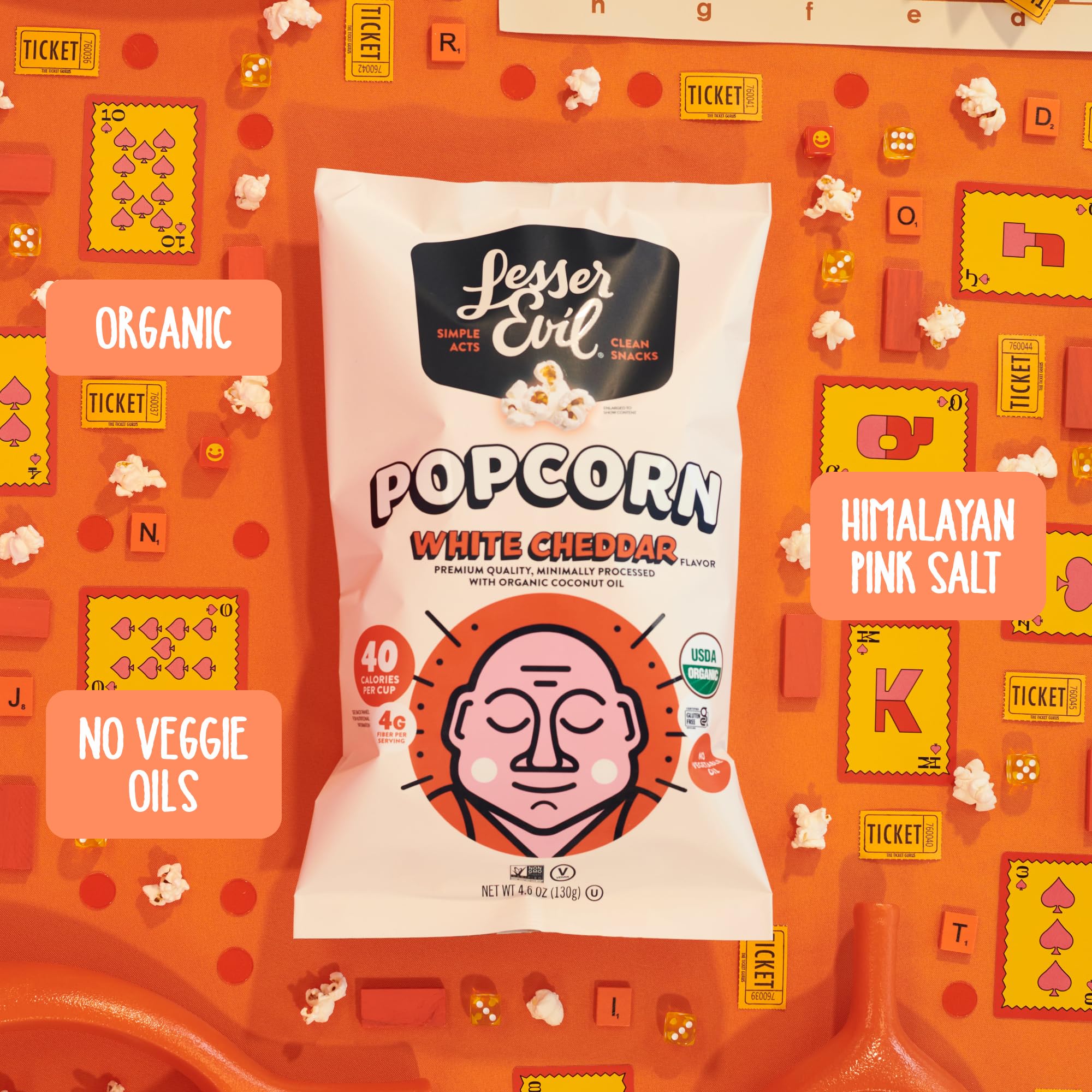 LesserEvil Organic Popcorn