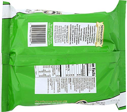Newman's Own Crème Filled Mint Chocolate Cookies,13 Ounce