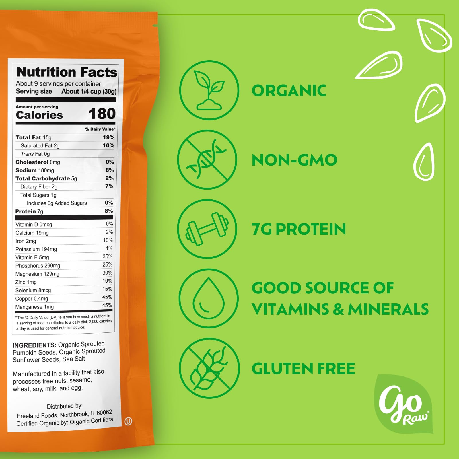 Go Raw Family Sized Pumpkin Seeds