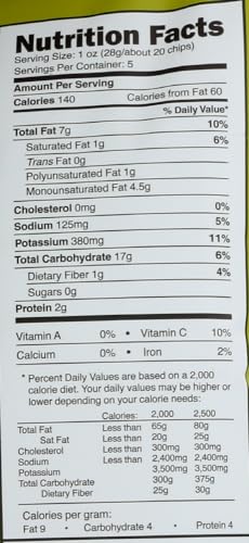 Good Health Avocado Oil Kettle Style Lime Ranch Chips 5 oz. Bag