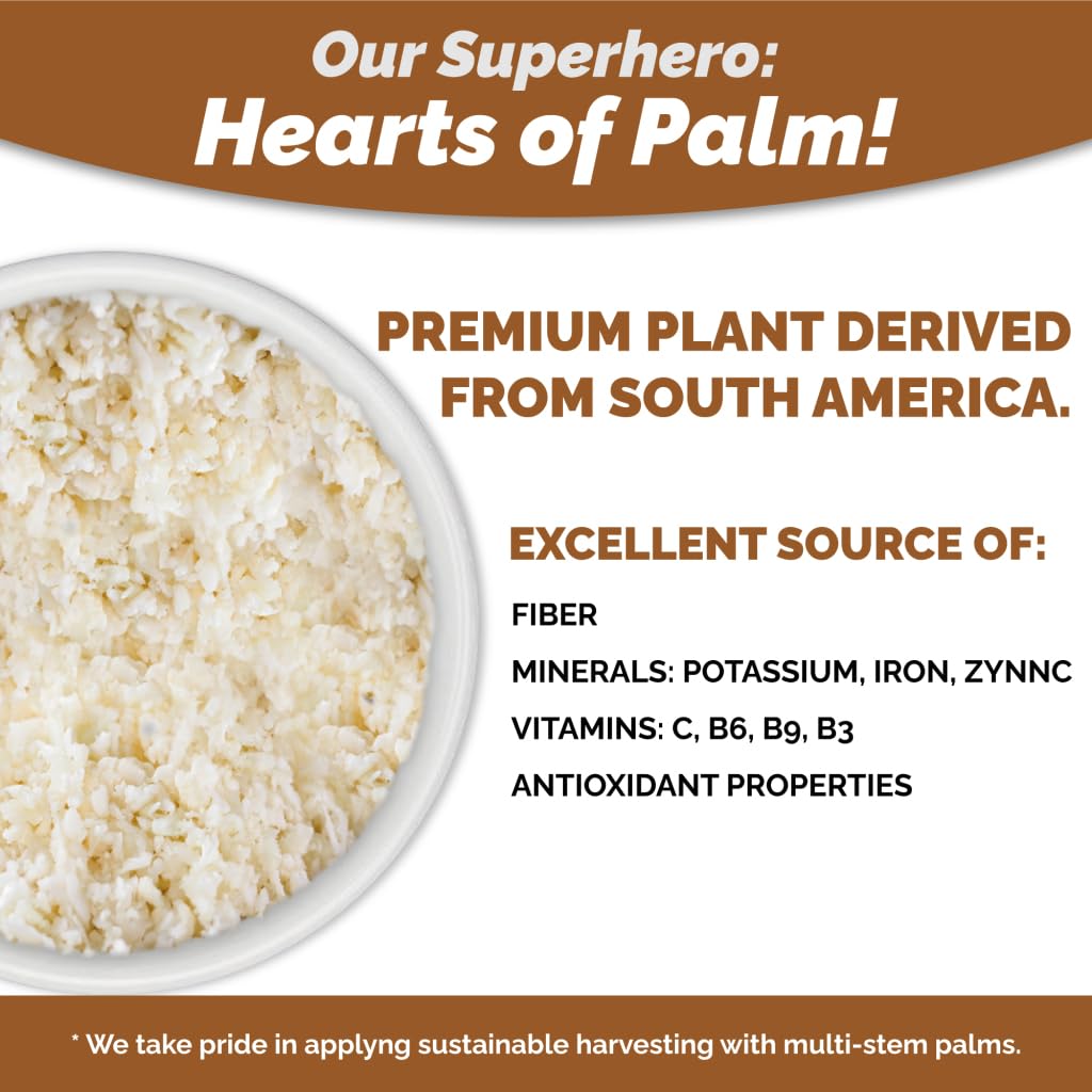 Palmini Rice | Low-Carb, Low-Calorie Hearts of Palm Rice | Keto, Gluten Free, Vegan, Non-GMO & Healthy | As seen on Shark Tank
