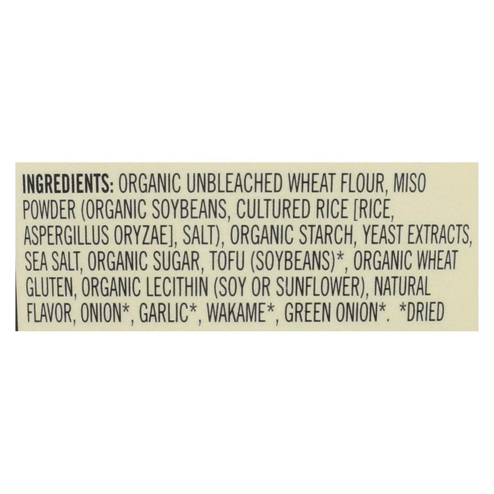 Dr. Mcdougall's Vegan Miso Ramen Soup Big Cup With Noodles - Case Of 6-1.9 Oz.