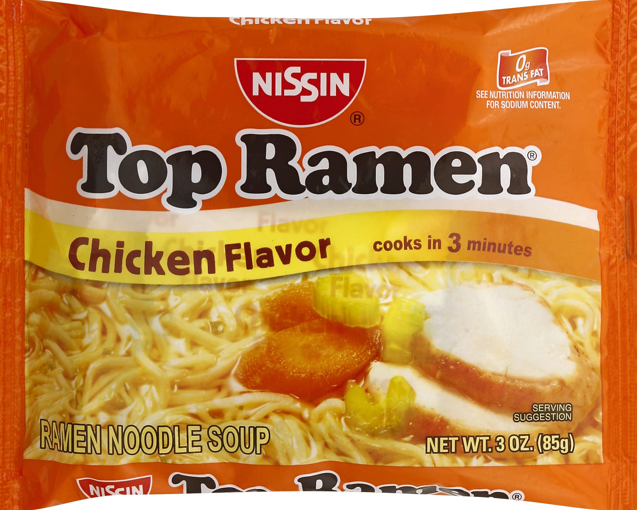 Top ramen Oodles of Noodles Ramen Noodle Soup, Chicken Flavor, 3 Ounce (Pack of 1)