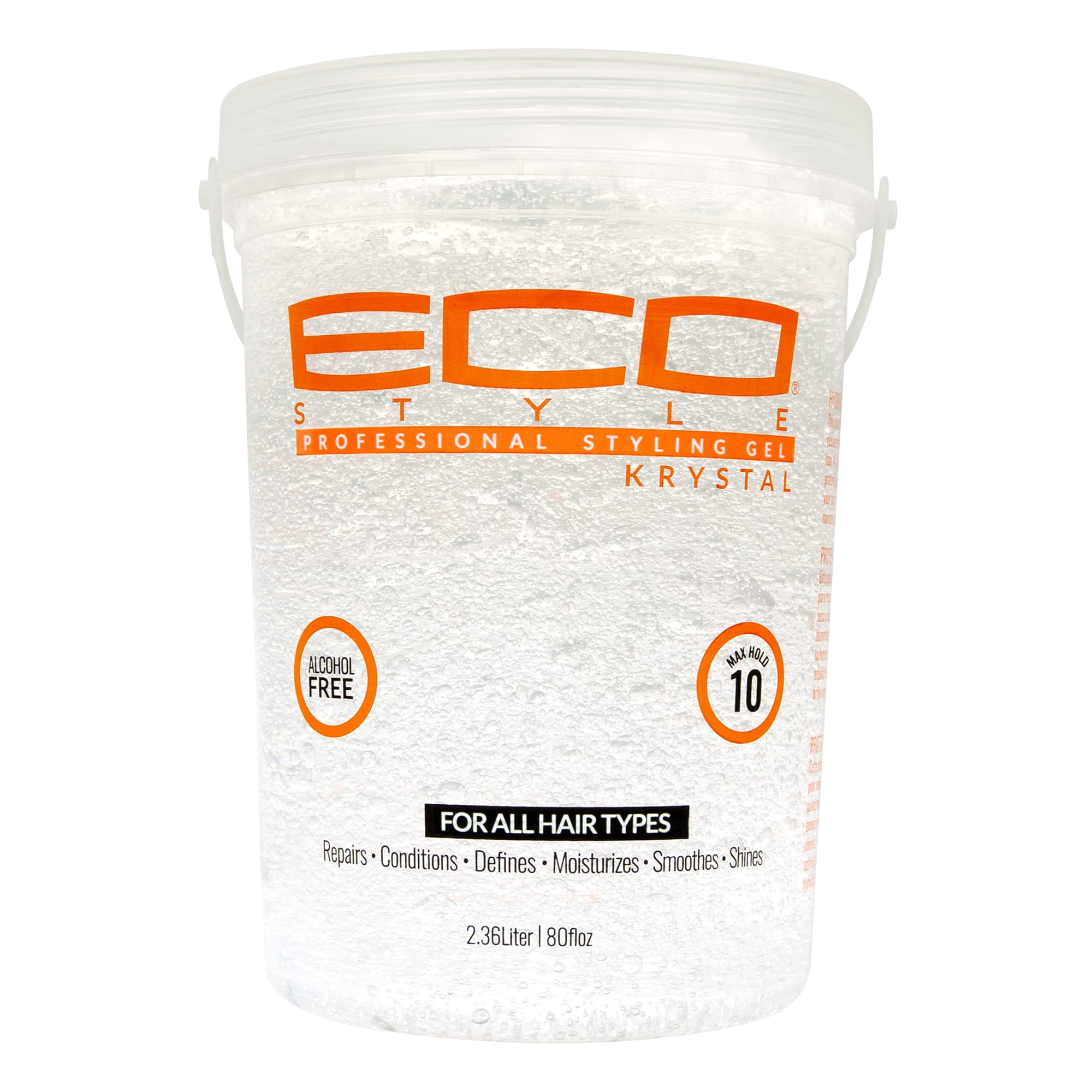 Eco Style Styling Gel - Adds Body and Shine to all Styles Moisturizes Maintains Healthy Hair Strong Weightless Hold Ideal for any Type Color Leaves No Residue oz
