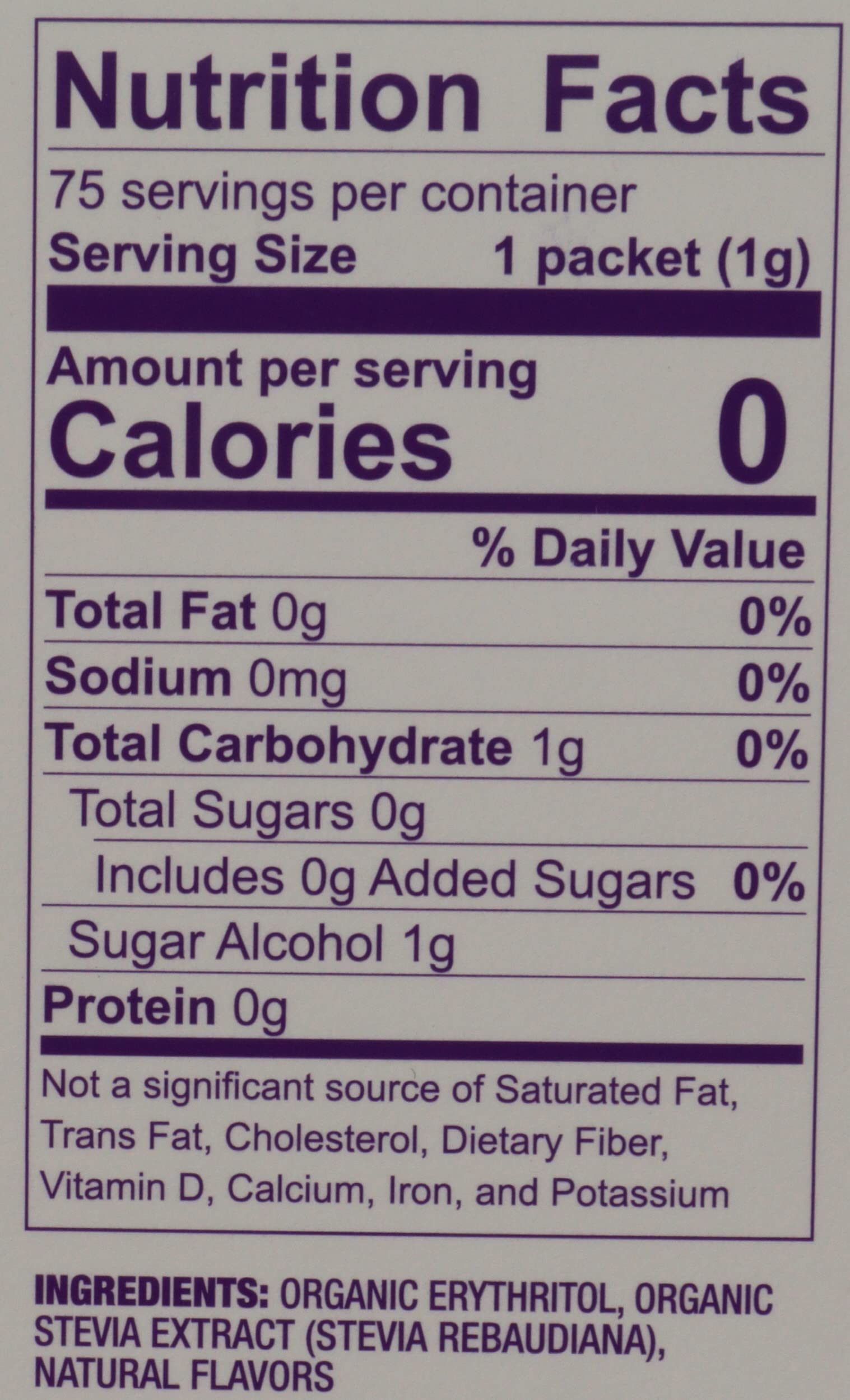 Wholesome Sweeteners Organic Stevia