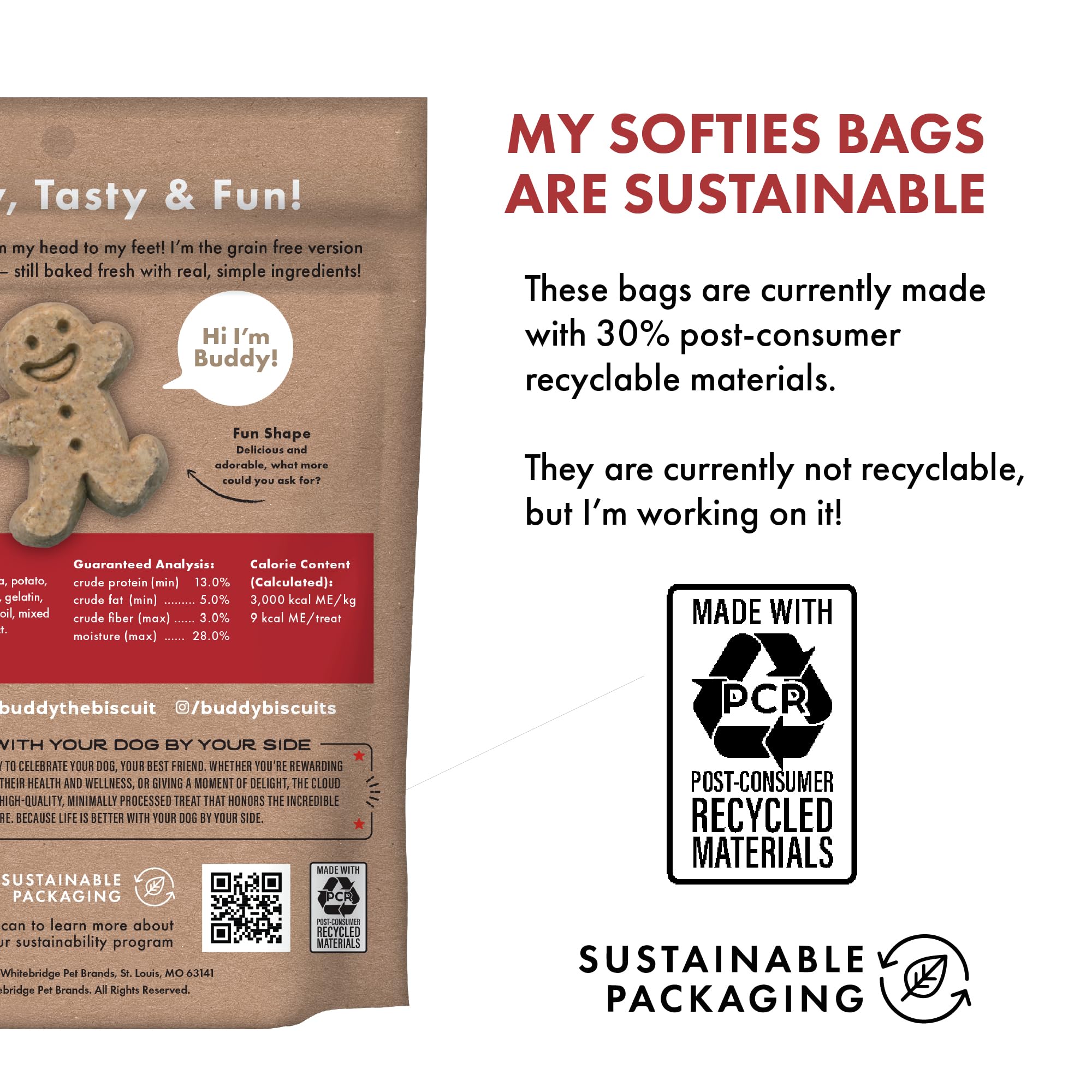 Buddy Biscuits Softies 5 oz Pouch