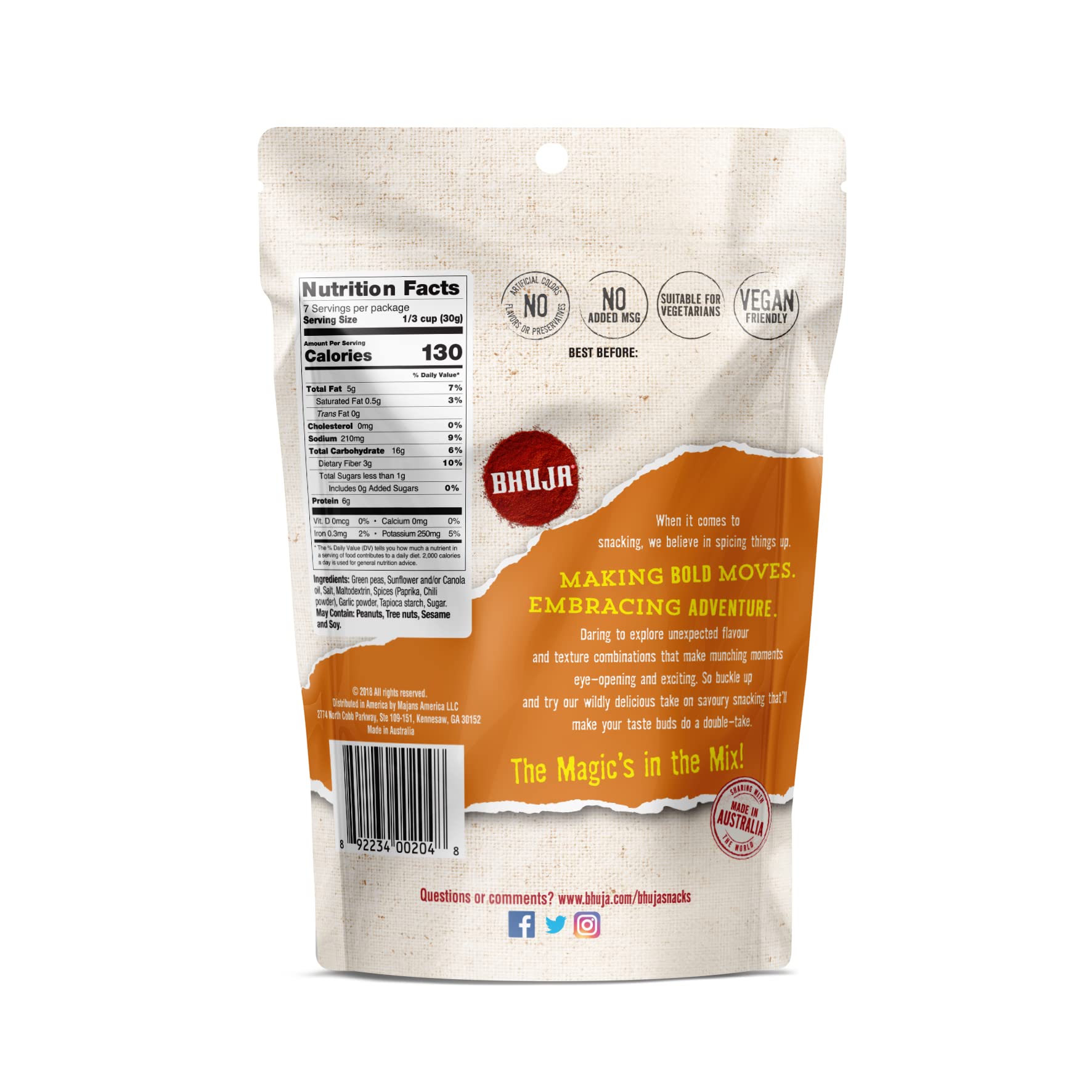 Bhuja Nut Mix, 7-ounce Bags
