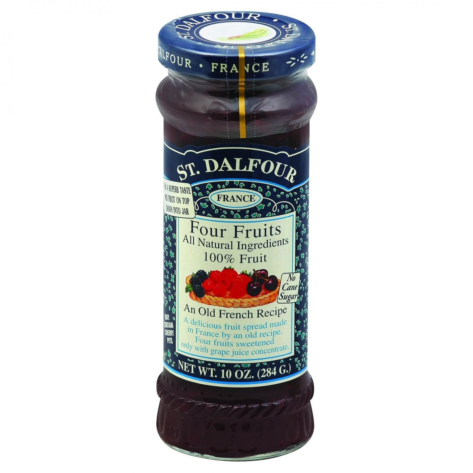 St Dalfour 4 Fruits 100% Fruit Conserve ( 6x10 Oz)