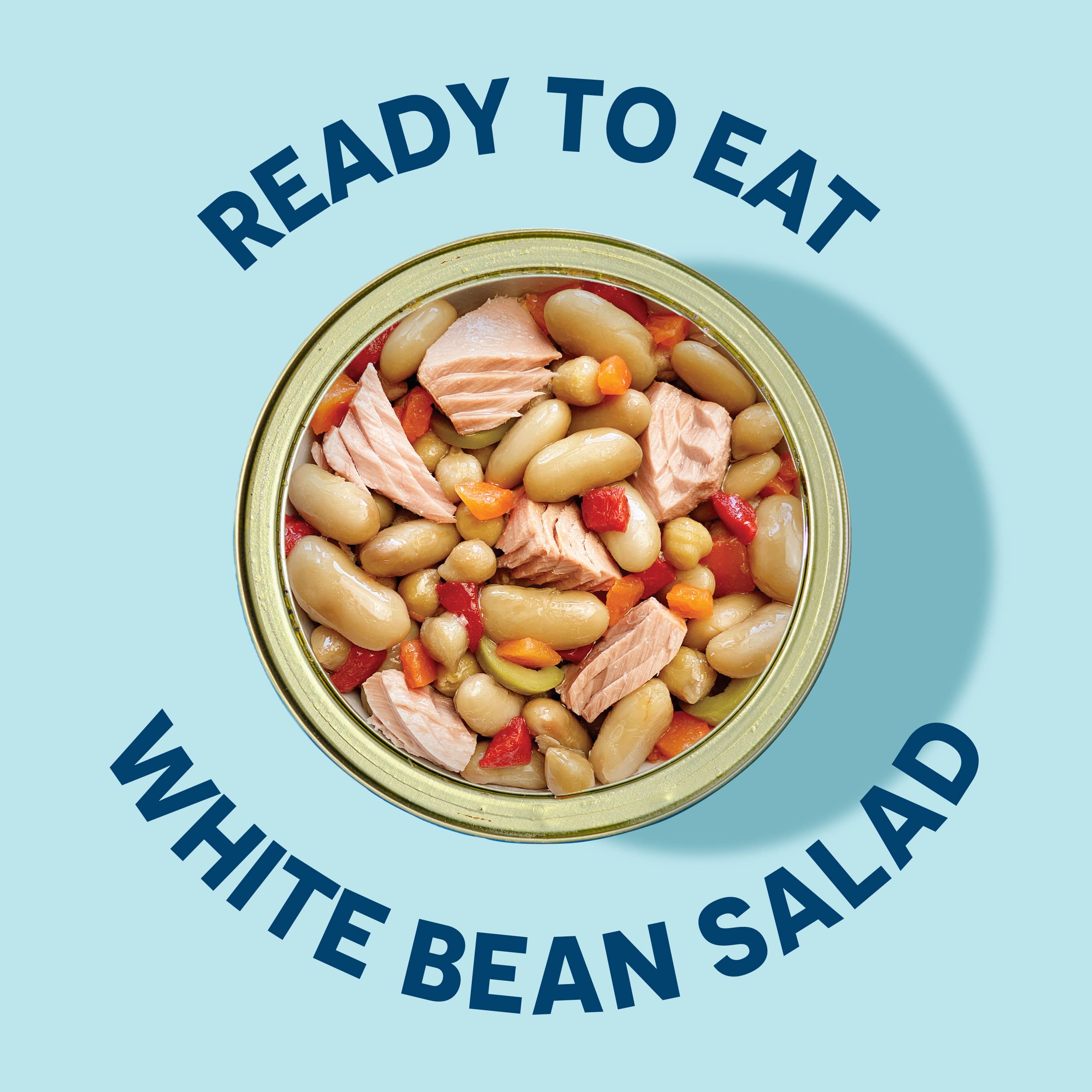 Wild Planet Ready-To-Eat Wild Tuna White Bean Salad With Organic Chickpeas, Carrots, Red Peppers & Green Olives 5.6oz