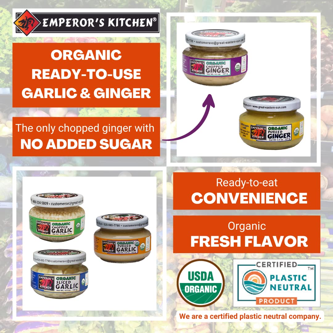 Emperor's Kitchen Organic Chopped Garlic