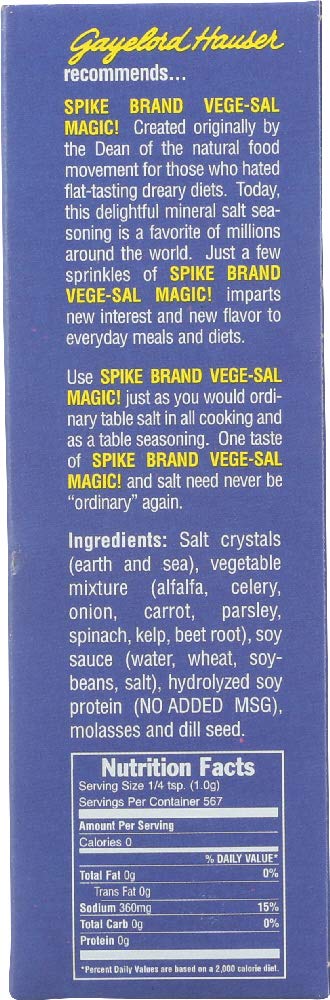 Modern Products Spike Gourmet Natural Seasoning - Vege Sal - Box - 20 Oz