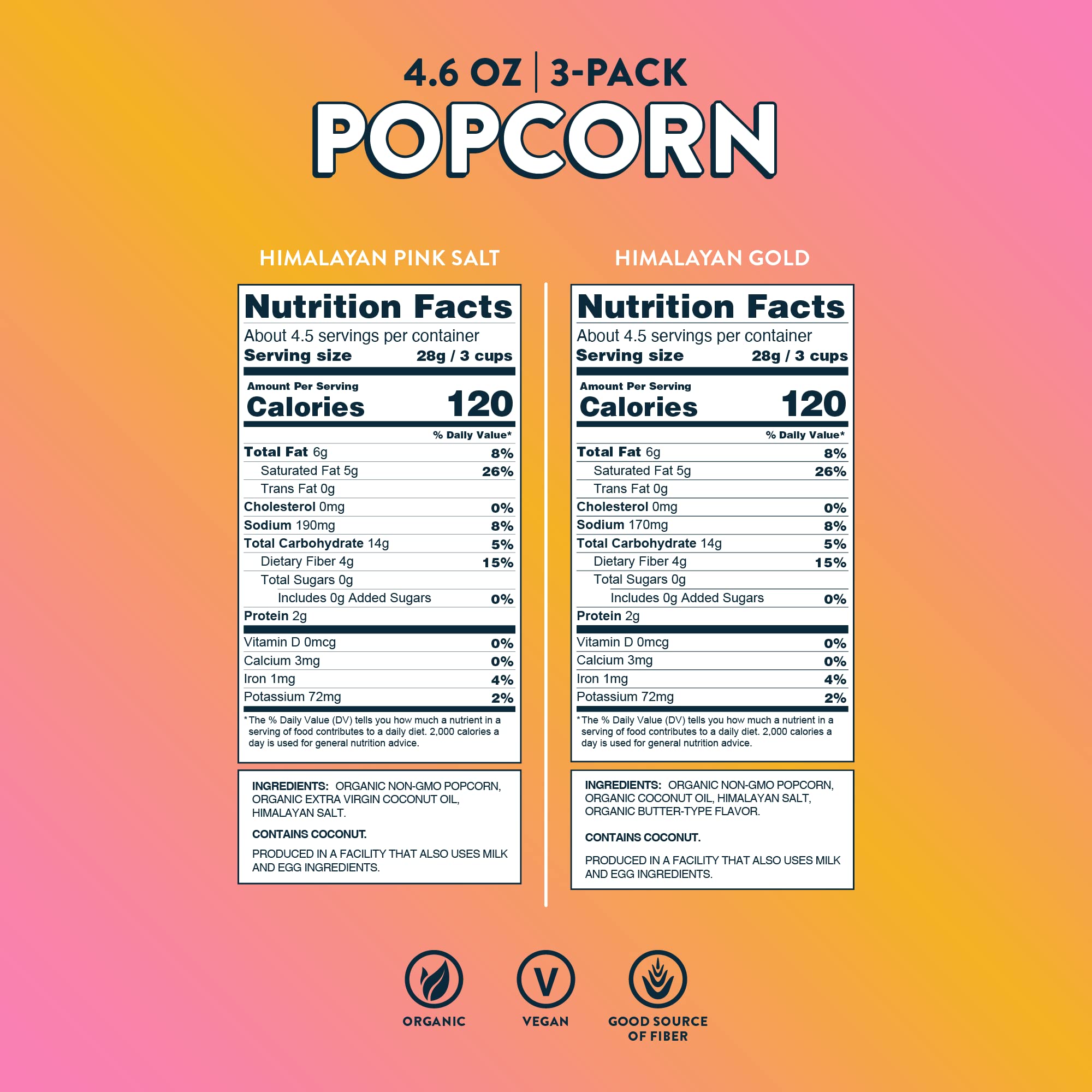 LesserEvil Organic Popcorn
