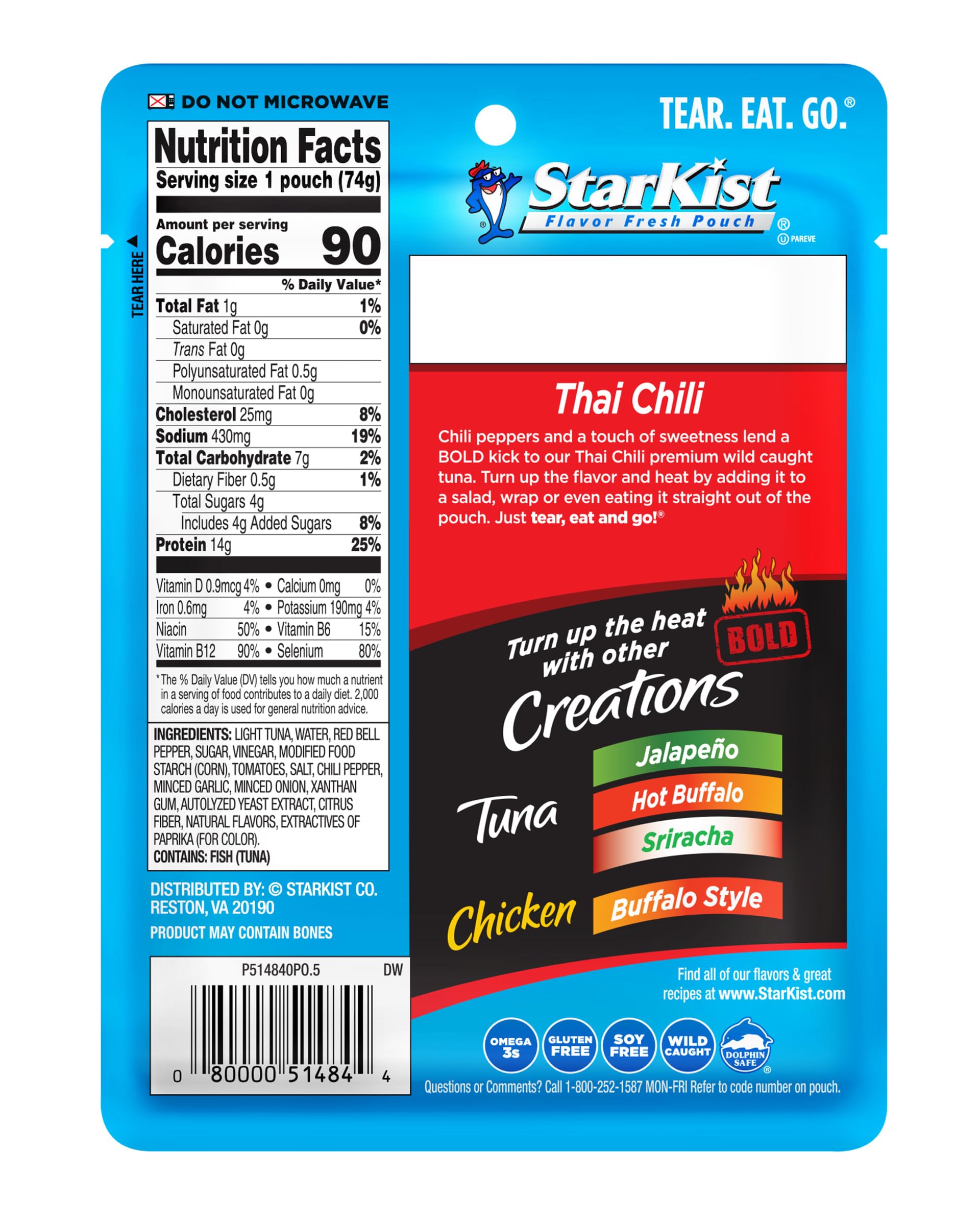 StarKist Tuna Creations Ginger Sesame