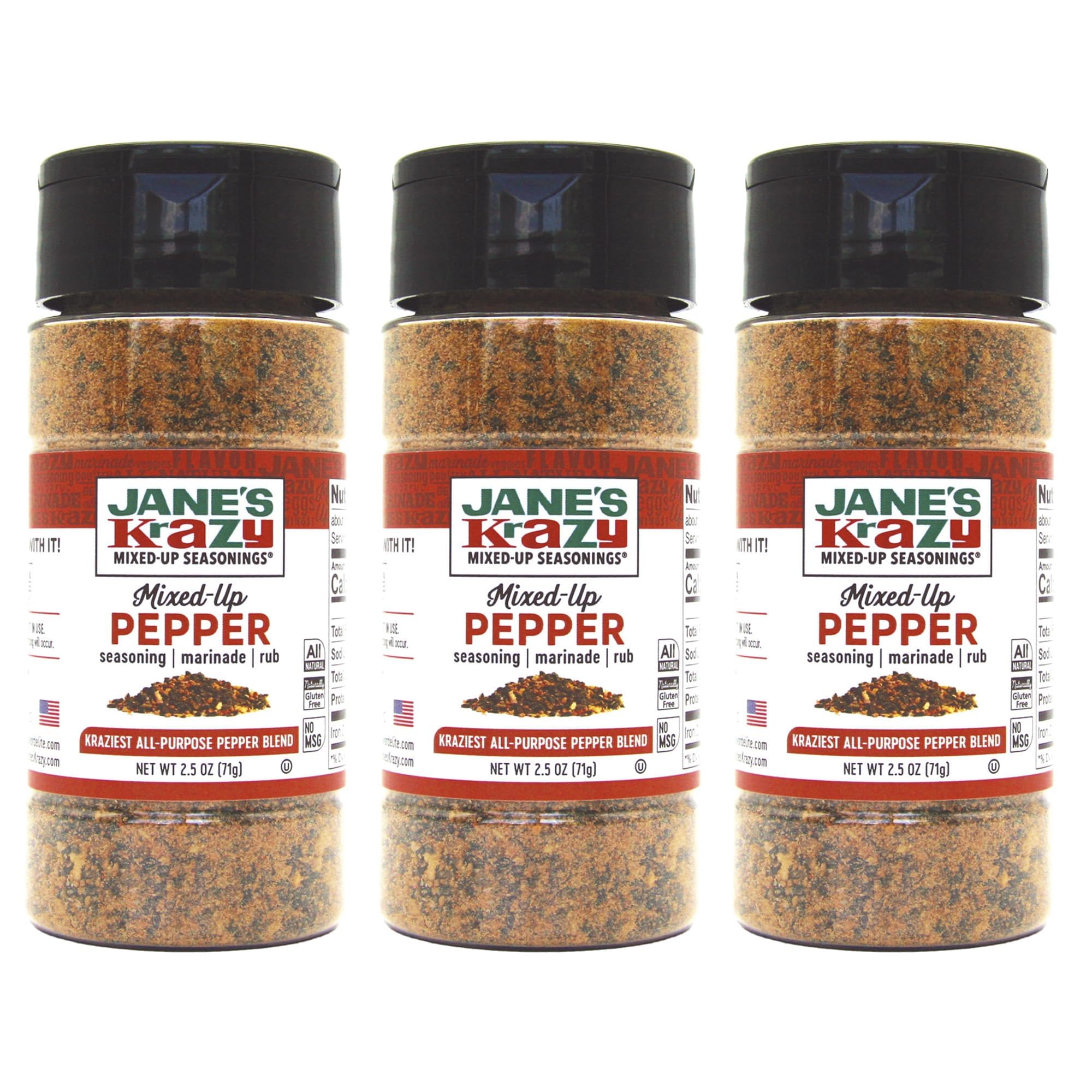 Jane's Original Krazy Mixed-Up Pepper - 2.5 oz.