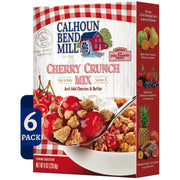 Calhoun Bend Mill Cherry Crunch Mix | Sweet and Crunchy Topping | Perfect for Deep Dish Desserts with Cherries or Your Favorite Fruit | Ideal for Gourmet Baking and Dessert Delights - 8 Oz (Pack of 6)