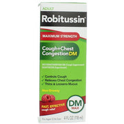 Robitussin Adult Cough+Chest Congestion DM Liquid Maximum Strength - 4 oz