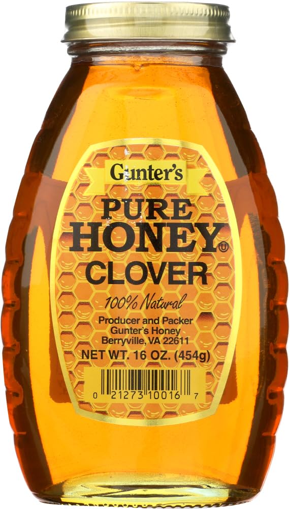 Gunter's Pure Honey (Clover, 1 Lb) by Gunter's Honey