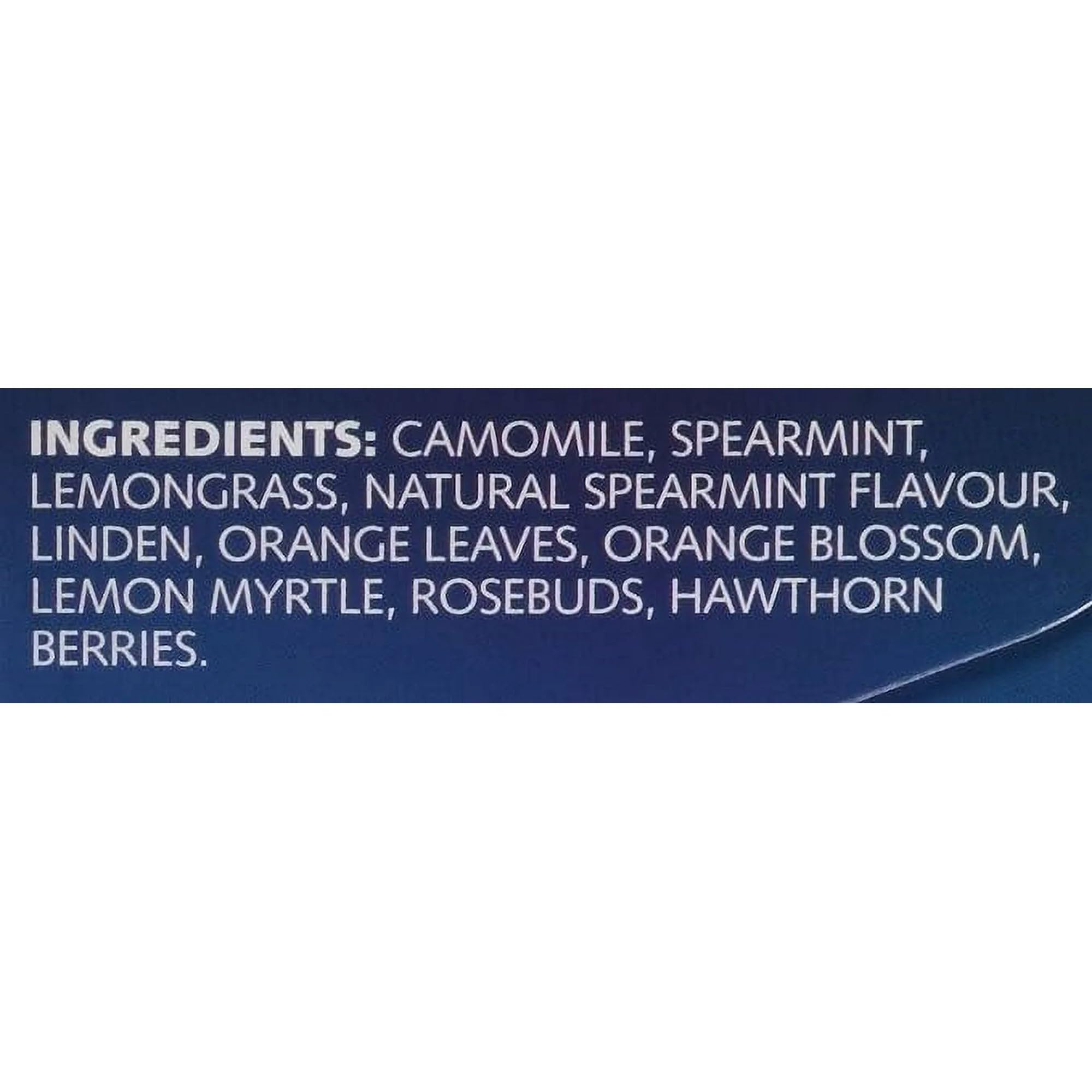 Caffeine Free Flavored Herbal Tea - Nightly Calm (Camomile, Spearmint & Lemongrass) - 20 ct (Pack of 3)