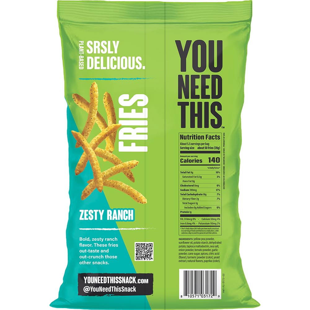 YOU NEED THIS Fries, 5.5 Oz Bags
