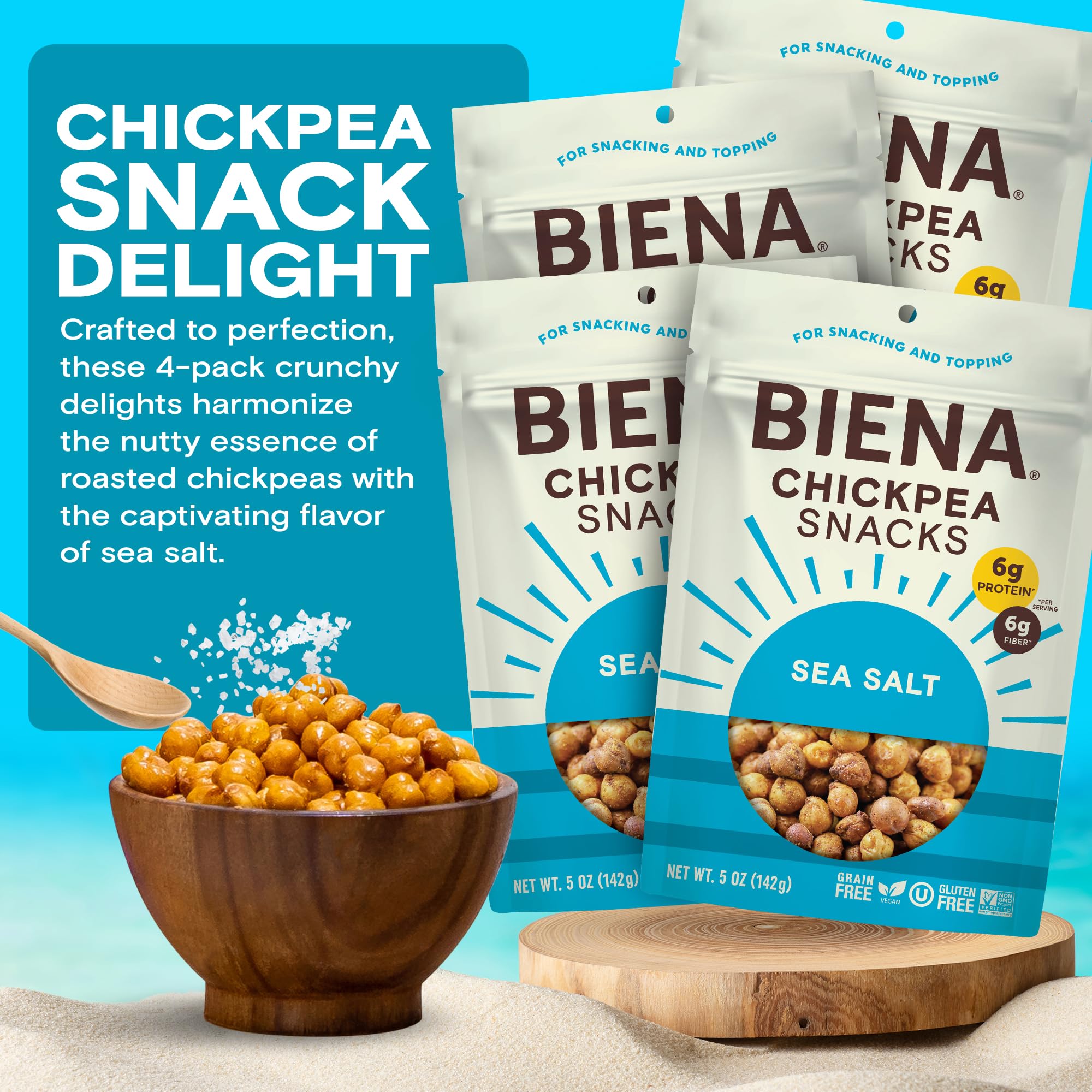 BIENA Chickpea Snacks