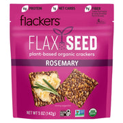 Sea Salt Flaxseed Crackers