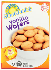 Kinnikinnick Foods, Gluten Free Vanilla Wafers, 6.3 oz (180g) -6PACK