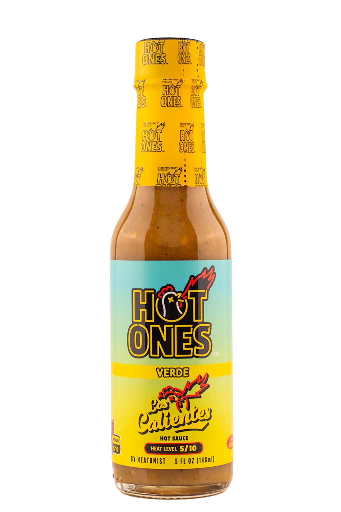 Hot Ones Los Calientes Hot Sauce Gift Set Made With Natural Ingredients & Powerful Flavors