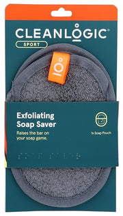 CleanLogic Sport Exfoliating Soap Saver, Certified Organic, 1 Each (Pack of 6)