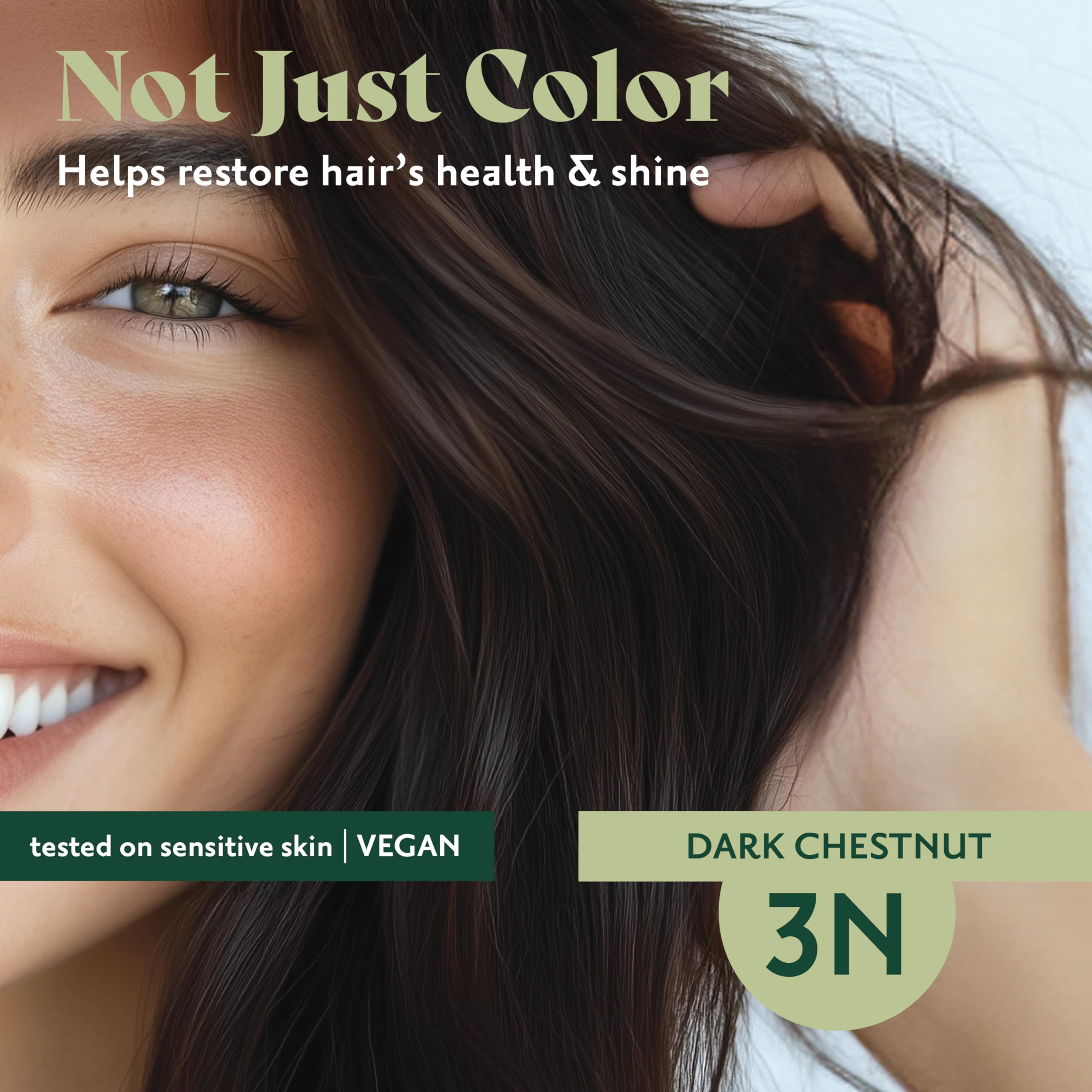 Herbatint Permanent Hair Dye For Women - For Up To 100% Gray Coverage of Resistant Gray Hair - Ammonia-Free, Alcohol-Free & Vegan - Salon Influenced Hair Color