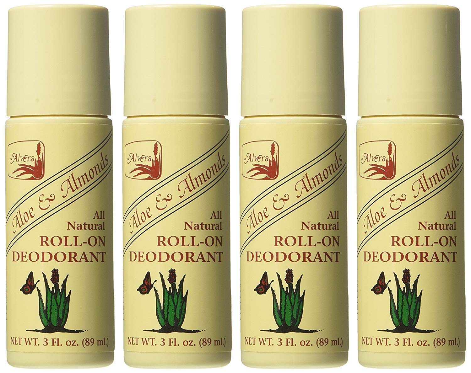 Alvera All Natural Roll-On Deodorant Aloe 3