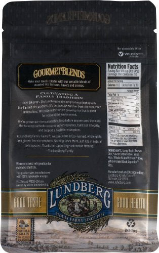 Lundberg Farms Gourmet Wild Rice Blend 1 Pound (Pack of 6)